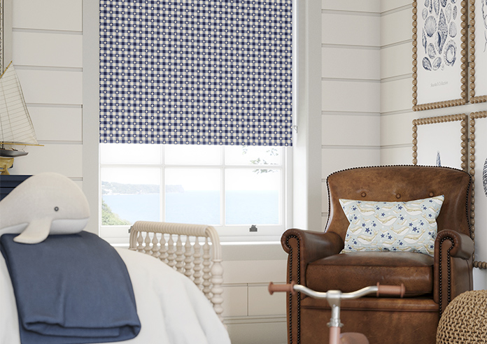 Whaley Great, Gingham Star Shore - Twist&Fit Roller Blind - Image 5